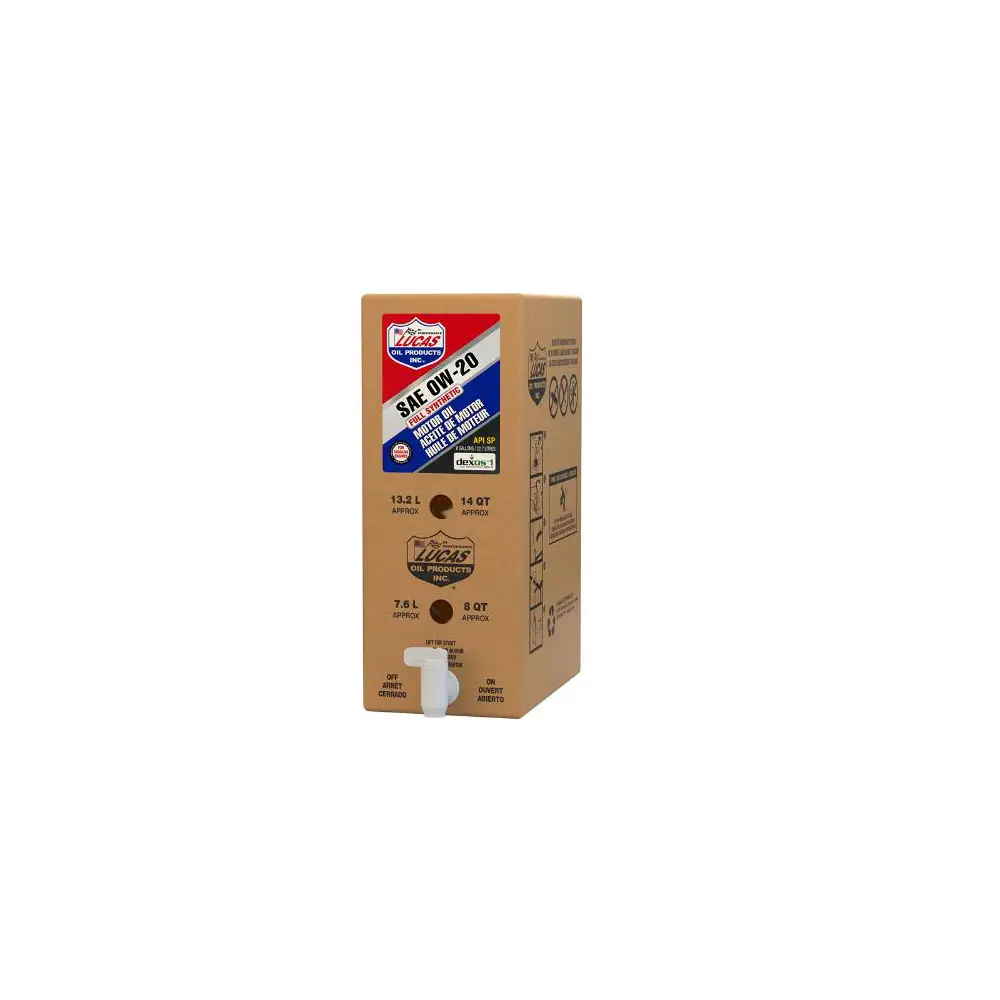 Synthetic SAE 0W-20 Motor Oil - 6 Gallon Box - LOP18003